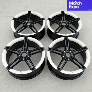 Jantes de voiture personnalisées haute performance 16-21 pouces, alliage d'aluminium forgé 6061 T6, jantes à cinq trous adaptées à la <span class=keywords><strong>Porsche</strong></span> <span class=keywords><strong>Taycan</strong></span> - Product Image 3