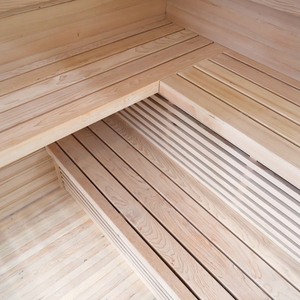 Cabine de sauna extérieure de luxe en bois massif pour jardin, sauna pour <span class=keywords><strong>spa</strong></span> et bien-être à domicile - Product Image 6