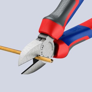 Cisaille latérale Knipex, largeur de mâchoire 1/2 pouce, acier au chrome vanadium, qualité industrielle, modèle 70-180 - Product Image 1