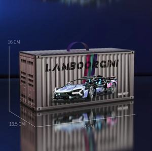 Cyberpunk Rambo Racing Car Building <b>Blocks</b> Plastic Indoor Use Children's Educational Small Particle Toy for 0-24 Months - Product Image 4