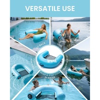 Chaises flottantes gonflables en forme de U