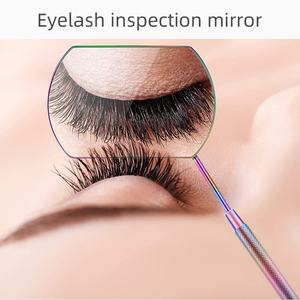 Pinky leem <b>pink</b> Lash Mirror for Eyelash Extensions Steel Eyelash Mirror <b>Square</b> Detachable Beauty Makeup Mirror Lash Tools - Product Image 5