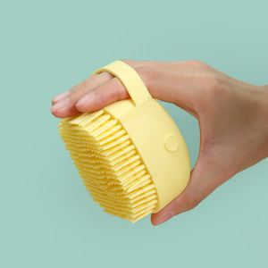 Wholesale Bathroom Dog Bath <b>Brush</b> Soft Safety Silicone Comb With Shampoo Box <b>Pet</b> - Product Image 3