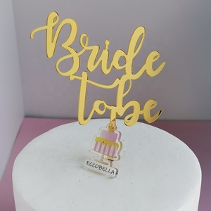 Sposa <span class=keywords><strong>per</strong></span> essere acrilico Cake <span class=keywords><strong>Topper</strong></span> <span class=keywords><strong>per</strong></span> la doccia nuziale e la festa di nozze fornisce <span class=keywords><strong>torta</strong></span> accessori forma numeri - Product Image 1