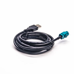 Adaptateur de câble HSD Z <span class=keywords><strong>Code</strong></span> Fakra mâle vers USB 2.0 Type A pour l'infodivertissement automobile - Product Image 3
