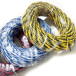 Câble torsadé à deux conducteurs en cuivre nu isolé PVC RVS pour éclairage de bâtiment, câblage électrique domestique, cordon d'alimentation, bobine de 90 m en vrac - Product Image 3