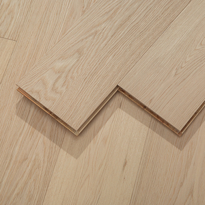 AS2047 Multilayer Customizable White Oak Grade AB Comfortable Click 15mm Wide Plank Wood Flooring for Office Building - Product Image 1