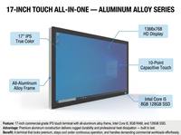 PC industriel tout-en-un à écran tactile Windows 10 Intel Core I3/i5/i7 8 Go DDR3 256 Go SSD Imprimante thermique OEM & ODM disponibles