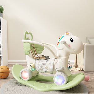 子供のためのプラスチックロッキングホース、安全 & 丈夫、プレイルームのための理想 - Product Image 1