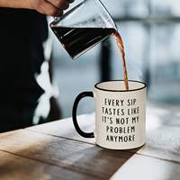 Mug en céramique pour la retraite et la fête des pères, cadeau pour collègues et maman, compatible réfrigérateur, pour boissons chaudes, vaisselle de bureau