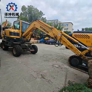 Excavadora de ruedas Hyundai 60W-9 usada, fabricada en Corea del Sur, para construcción de carreteras. - Product Image 6