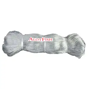 Cast net, 10mm mesh size, 2,7m diameter, white