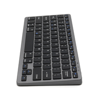 OEM logo Bureau Multimédia Allemand Bluetooth Sans Fil Ergonomique CISEAUX US Disposition Clavier pour Smartphone Tablette PC