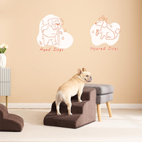Großhandel 5 Schritte Memory Foam Pet Dog Treppen Stufen für Bett