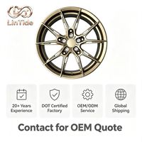 Rines de Aleación de Bronce Satinado, Forjados, Cóncavos, Multirradio, Personalizados, para Vehículos Deportivos Premium