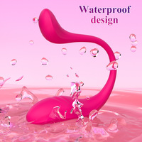 Vibromasseur portable pour femme, 9 vibrations, stimulateur clitoridien et point G, rechargeable, contrôle à distance par application, jouet sexuel œuf pour adultes