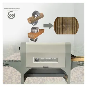 Hz0420 Round Log Square Lumber Multi Blade Saw Circular Multiple Rip Saw Wood Cutting Machine