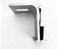 Colliers de fixation solaires pour toiture à joint debout, clips de montage photovoltaïque en aluminium avec éléments en acier inoxydable, accessoires solaires fournis directement par l'usine