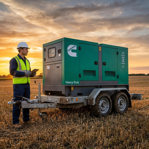 Générateur diesel super silencieux Cummins Weichai pour concasseur stationnaire 500 kVA 350 kVA 200 kVA 100 kVA 50 kW ATS Stamford Leroy-Somer - Product Image 2