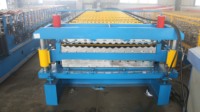 Máquina de fabricación de Tejas trapezoidales y corrugadas de doble capa Máquina formadora de rollos de doble hoja de techo