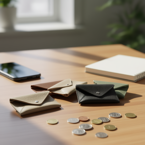 Porte-monnaie en cuir véritable OEM ODM pour femmes, mini porte-cartes, petit portefeuille pour monnaie, 12x8.5x0.5cm, imperméable, mode, usage quotidien - Product Image 2