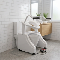 Siège de toilette électrique avec assistance à la levée, chaise de transfert pour patients, équipement de réadaptation et de mobilité – OEM/ODM disponible