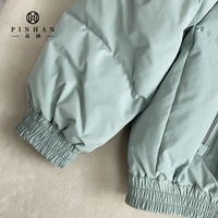 Veste d'hiver personnalisée pour hommes, vente en gros, veste isolée respirante, veste matelassée courte