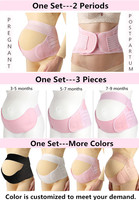 Ceinture de soutien pour la grossesse 3 en 1, ceinture de soutien pour le dos, la hanche et le bassin, bande de maternité pour le soutien du ventre pendant la grossesse