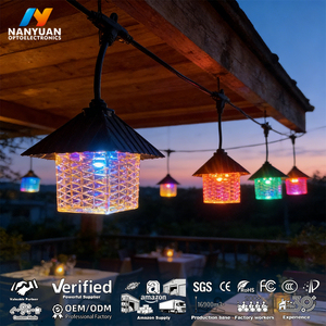 Luci a Stringa LED Impermeabili IP44 Personalizzabili, Lampadine in Plastica Infrangibile, per Esterni, Spina AC, Lunghezza 5m, Garanzia 3 Anni, OEM ODM - Product Image 1