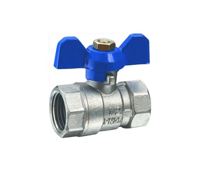 <strong>Mini</strong> Brass <strong>Ball</strong> <strong>Valve</strong> Internal/External Thread Gas Control <strong>Valve</strong> With Aluminum Butterfly Handle - Product Image 6