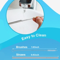 Mug isotherme avec paille - Tasse de voyage en acier inoxydable à double paroi pour Yerba Maté, conception anti-fuite pour le bureau ou le camping