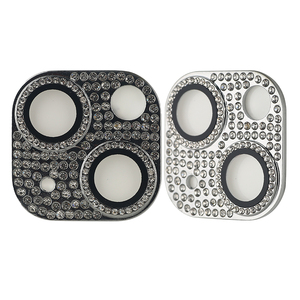 <span class=keywords><strong>Protector</strong></span> de lente de cámara de cristal templado, para <span class=keywords><strong>iPhone</strong></span> con diamantes, Vidrio templado - Product Image 1