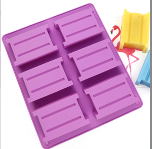 24 Cavity Square Chocolate Bar <b>Mold</b> Fondant Silicone <b>Mold</b> 3D Silicone <b>Molds</b> For Decoration - Product Image 3
