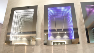 Usine En Gros Personnalisé 3D Cool Illuminé Infinity Miroirs Moderne Mural Tunnel <span class=keywords><strong>Magic</strong></span> Club Décor pour Hôtel - Product Image 3