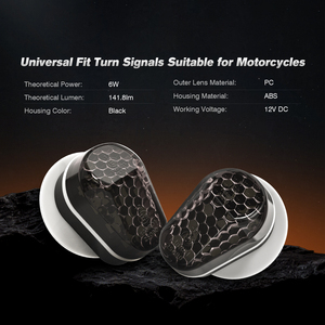 Clignotants LED avant encastrés pour moto Yamaha YZF FZ6S FZ1S Kawasaki ZX <span class=keywords><strong>Honda</strong></span> CBR Accessoires - Product Image 3