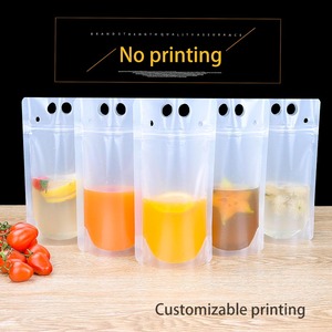 Bolsa grande de plástico para bebidas frías, embalaje personalizado para bebidas - Product Image 2