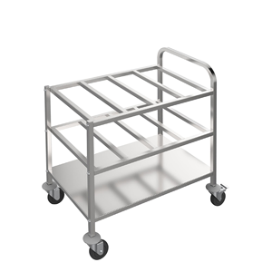 Carrito para Bandejas GN de Acero Inoxidable, Equipo de Cocina Comercial, Equipo de Cocina para Restaurantes, Equipo de Servicio para Hoteles y Restaurantes - Product Image 5