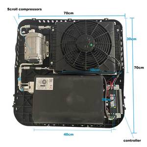 <span class=keywords><strong>Aire</strong></span> <span class=keywords><strong>Acondicionado</strong></span> Eléctrico para <span class=keywords><strong>Techo</strong></span> de RV, <span class=keywords><strong>Furgoneta</strong></span>, Remolque, Camión, Tractor, 12V, 24V - Product Image 5