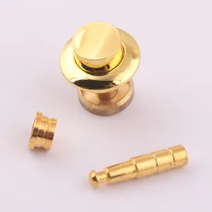 15mm pirinç push button kilidi ahşap puro kutusu veya mücevher kutusu