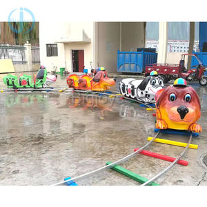Interesante atractivo <span class=keywords><strong>parque</strong></span> de <span class=keywords><strong>atracciones</strong></span> <span class=keywords><strong>para</strong></span> niños paseos en forma de perro pequeño tren de vía <span class=keywords><strong>para</strong></span> la venta - Product Image 4