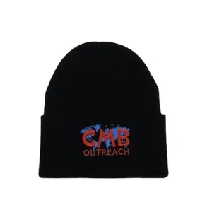 Groothandel Goedkope Custom Borduren Beanie Acryl Winter Mutsen Hoeden