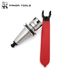 Porte-outil ISO20 ER16 de haute précision avec bouton de retenue à tige de traction, broche d'axe de routeur CNC équilibrée, filetage M8, en acier - Product Image 4