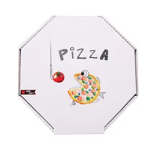 Personalizado Caixa de Pizza Caixa de Pizza Octogonal 9 polegadas Projeto