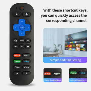 Thay thế IR Ro & Ku TV điều khiển từ xa vật liệu ABS mã cố định - Product Image 4