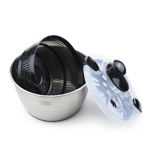 Qualité garantie Bon prix Séchoir à légumes à usage domestique Essoreuse à salade Mélangeur à salade de légumes en acier inoxydable - Product Image 5