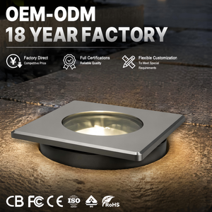 Projecteur LED d'<span class=keywords><strong>extérieur</strong></span> Crane MA65 pour aménagement paysager, en acier inoxydable <span class=keywords><strong>316</strong></span>, distribution de lumière, étanche IP67, éclairage encastré 8W - Product Image 3