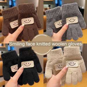 Gants en peluche pour enfants pour les voyages en <span class=keywords><strong>voiture</strong></span>, enfants de 3 à 10 ans, 5 doigts, mignons, sportifs, pour l'extérieur, gants de poignet quotidiens - Product Image 3