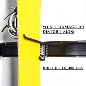 10 paia di Garage in metallo sistema di organizzazione di stoccaggio per sci e snowboard <span class=keywords><strong>parete</strong></span> Rack per uso utensile - Product Image 5