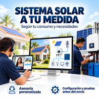 Système solaire hybride avec batterie LiFePO4 5-15kW, contrôleur MPPT, protection IP66, garantie 10 ans pour usage domestique et commercial
