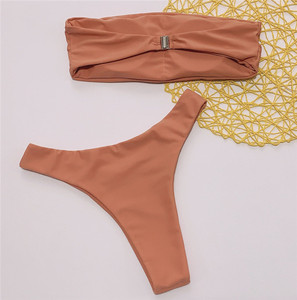 FYA71 OEM-traje <span class=keywords><strong>de</strong></span> baño <span class=keywords><strong>de</strong></span> dos piezas para mujer, microbikini Sexy <span class=keywords><strong>de</strong></span> corte alto sin costuras, 2020 - Product Image 5